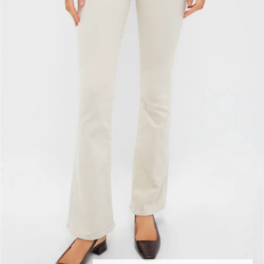 MOTHER High Rise Women Jeans in Cream